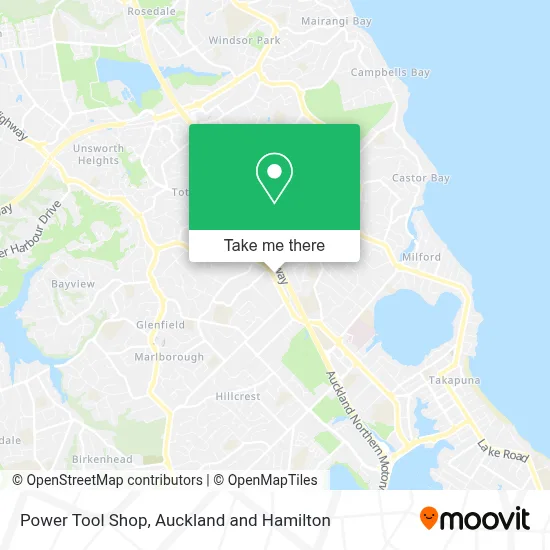 Power Tool Shop map