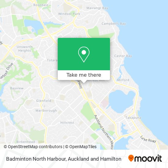 Badminton North Harbour map