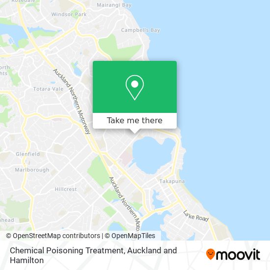 Chemical Poisoning Treatment map