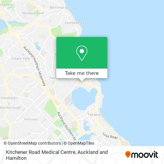 Kitchener Road Medical Centre map