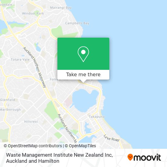Waste Management Institute New Zealand Inc map
