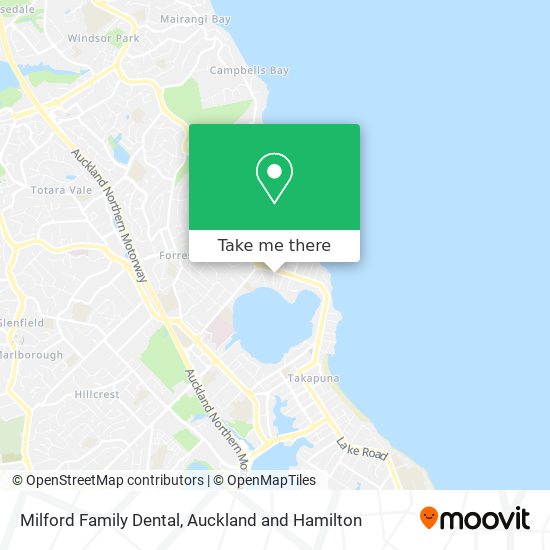 Milford Family Dental map