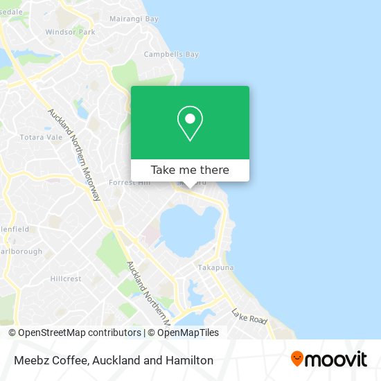 Meebz Coffee map