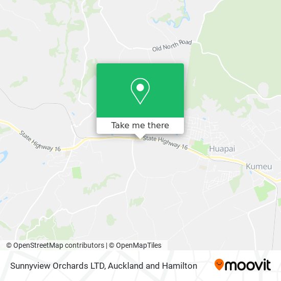 Sunnyview Orchards LTD map