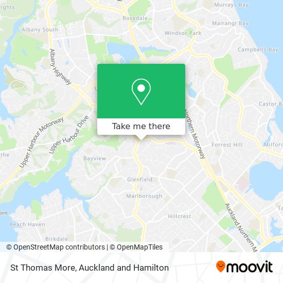 St Thomas More map