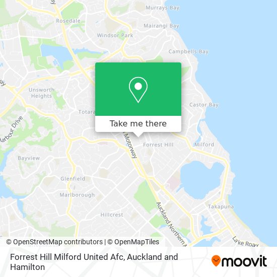 Forrest Hill Milford United Afc map