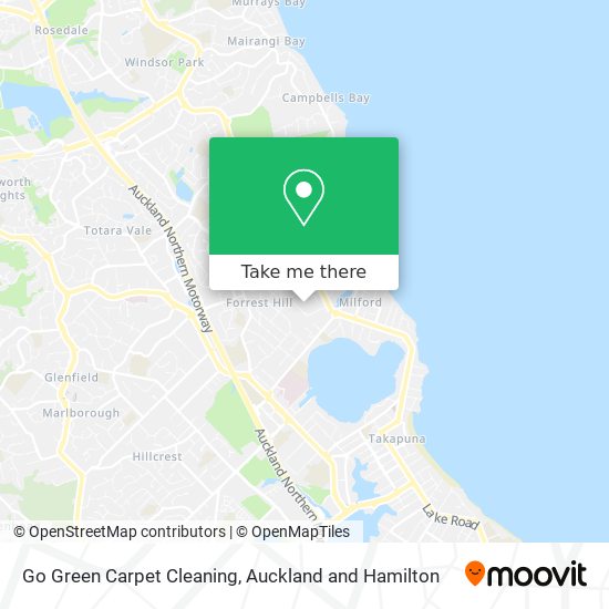 Go Green Carpet Cleaning map