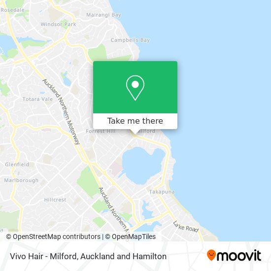 Vivo Hair - Milford map