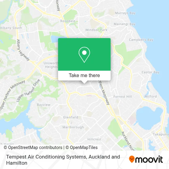 Tempest Air Conditioning Systems map