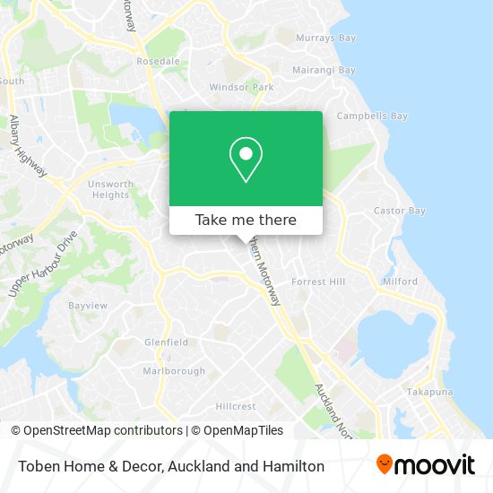 Toben Home & Decor map