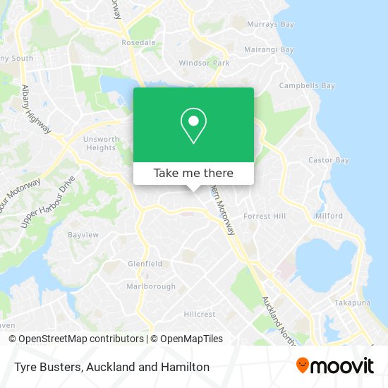 Tyre Busters map