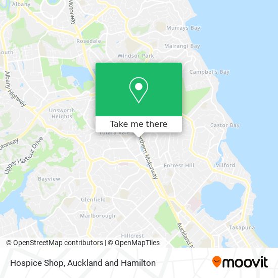 Hospice Shop map