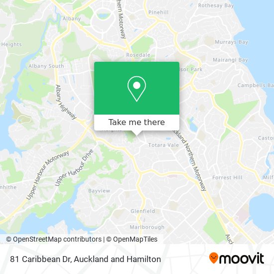 81 Caribbean Dr map