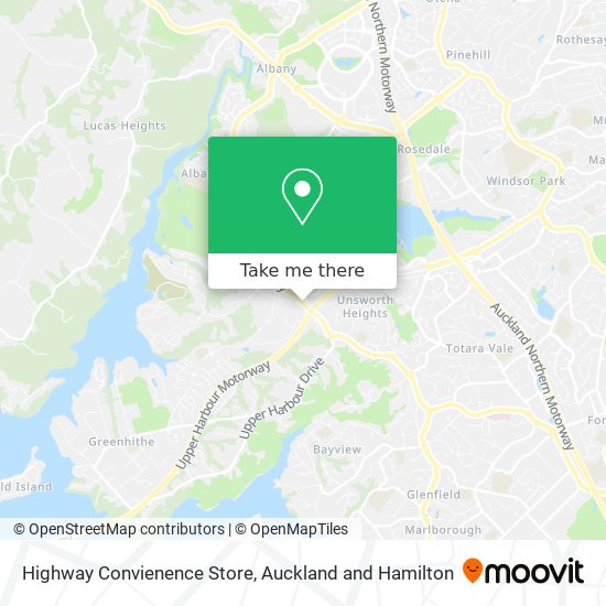 Highway Convienence Store map