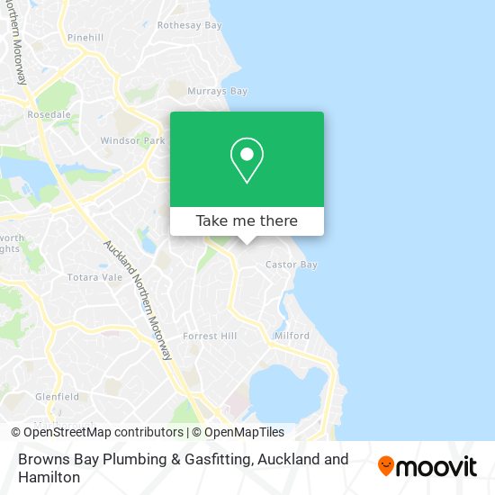 Browns Bay Plumbing & Gasfitting map