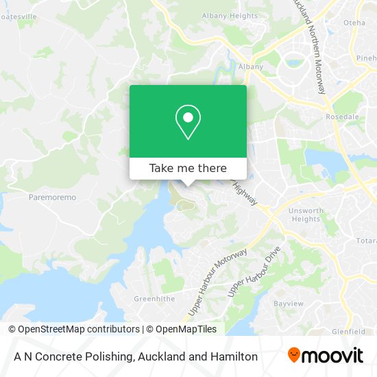 A N Concrete Polishing map