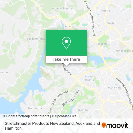 Stretchmaster Products New Zealand地图