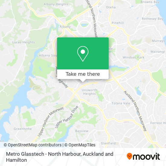 Metro Glasstech - North Harbour地图
