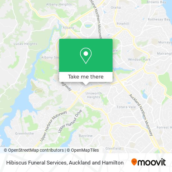 Hibiscus Funeral Services map