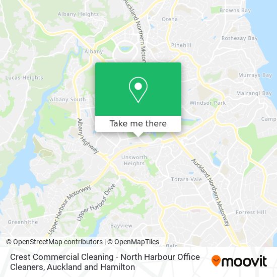 Crest Commercial Cleaning - North Harbour Office Cleaners地图