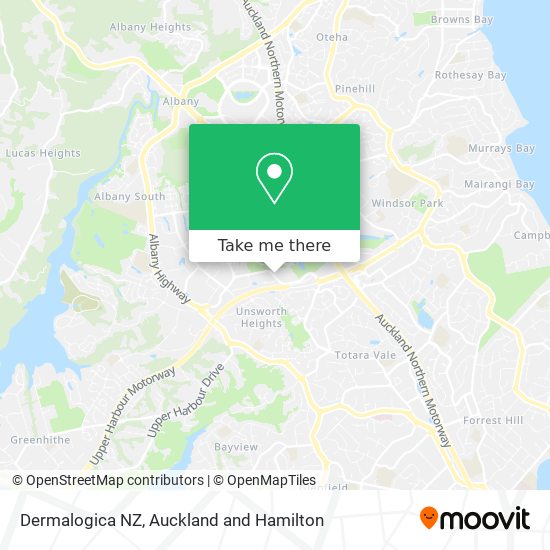 Dermalogica NZ map