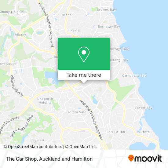 The Car Shop map