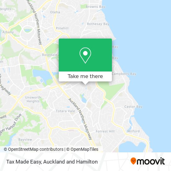 Tax Made Easy map