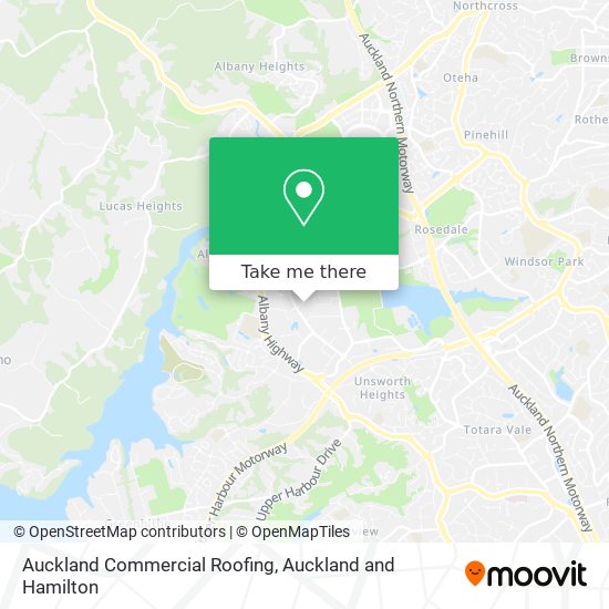 Auckland Commercial Roofing map