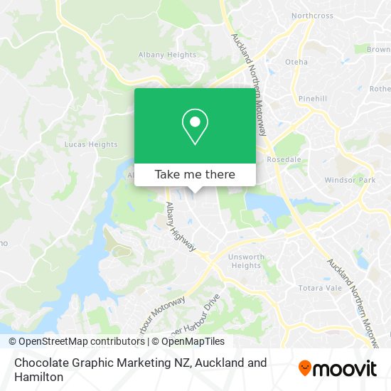 Chocolate Graphic Marketing NZ map