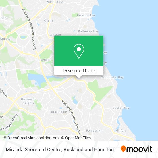 Miranda Shorebird Centre地图