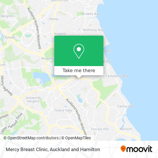 Mercy Breast Clinic map