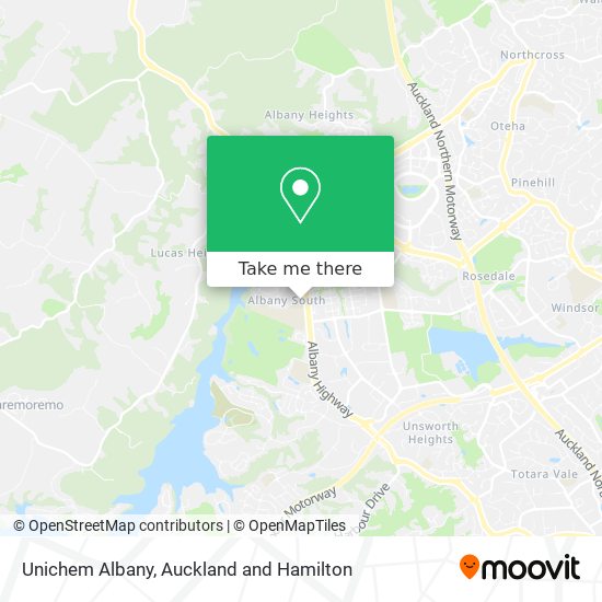 Unichem Albany map