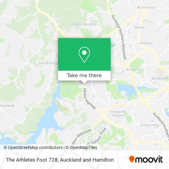 The Athletes Foot 728 map