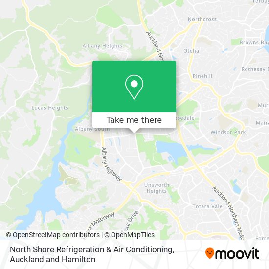 North Shore Refrigeration & Air Conditioning map