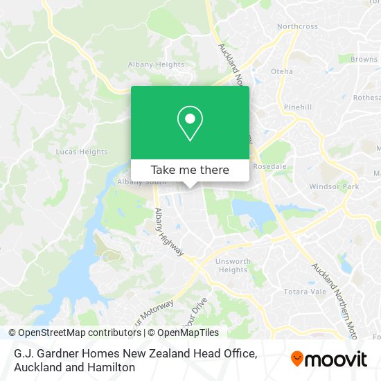 G.J. Gardner Homes New Zealand Head Office地图