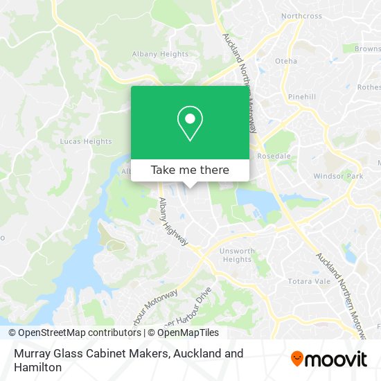 Murray Glass Cabinet Makers map