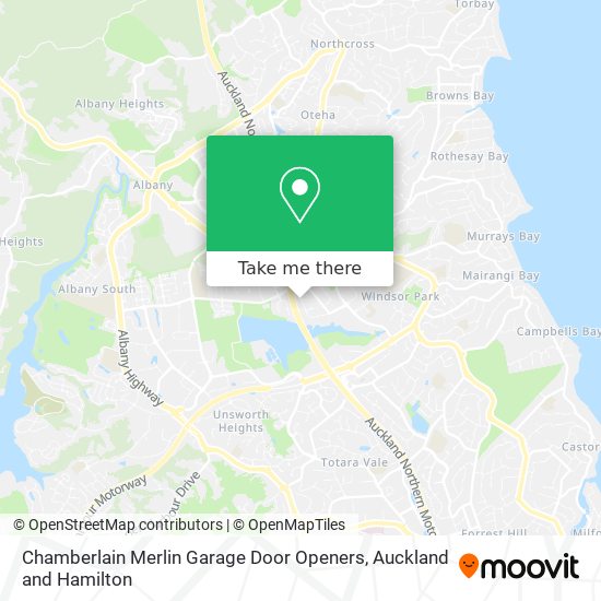 Chamberlain Merlin Garage Door Openers map