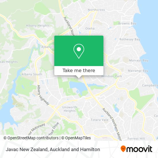 Javac New Zealand地图
