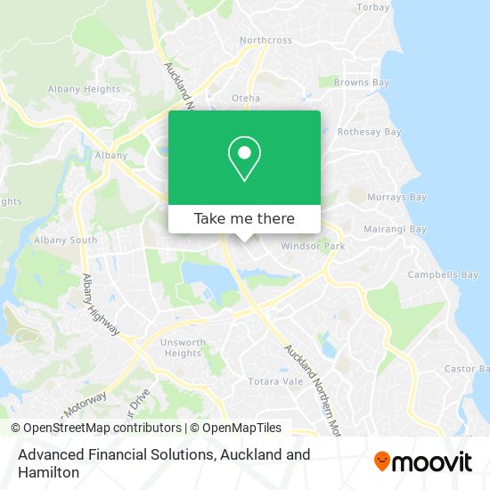 Advanced Financial Solutions map