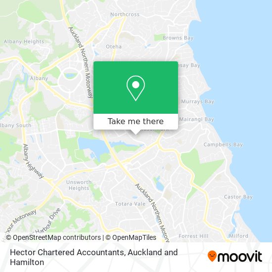 Hector Chartered Accountants map