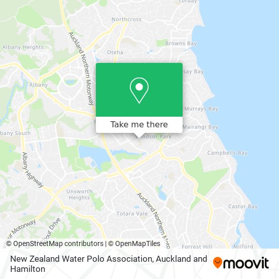 New Zealand Water Polo Association地图