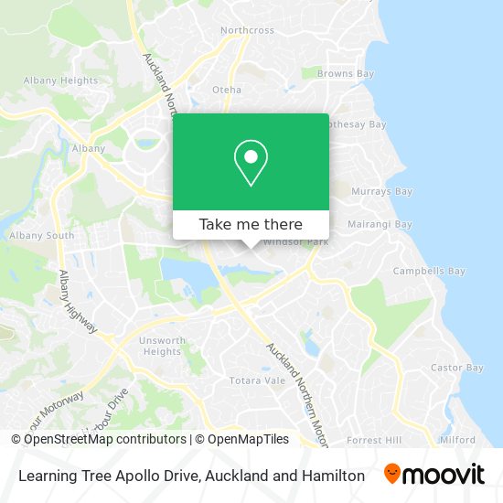 Learning Tree Apollo Drive map