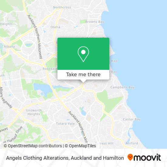 Angels Clothing Alterations map