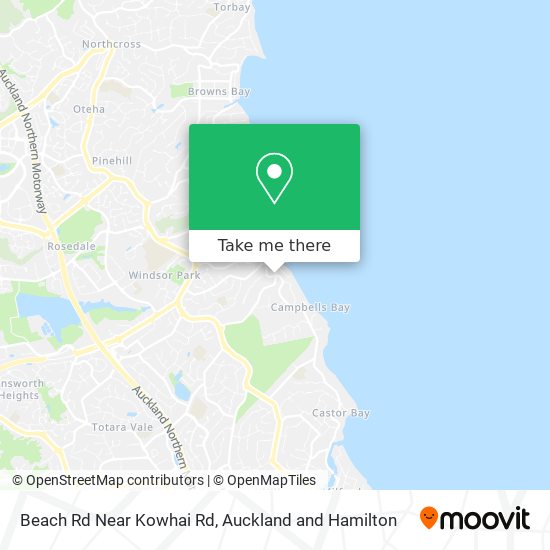 Beach Rd Near Kowhai Rd地图