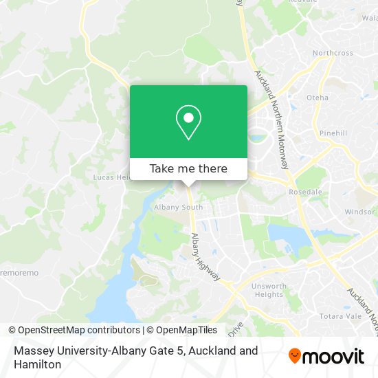 Massey University-Albany Gate 5地图