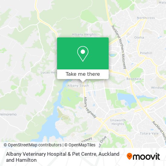 Albany Veterinary Hospital & Pet Centre map