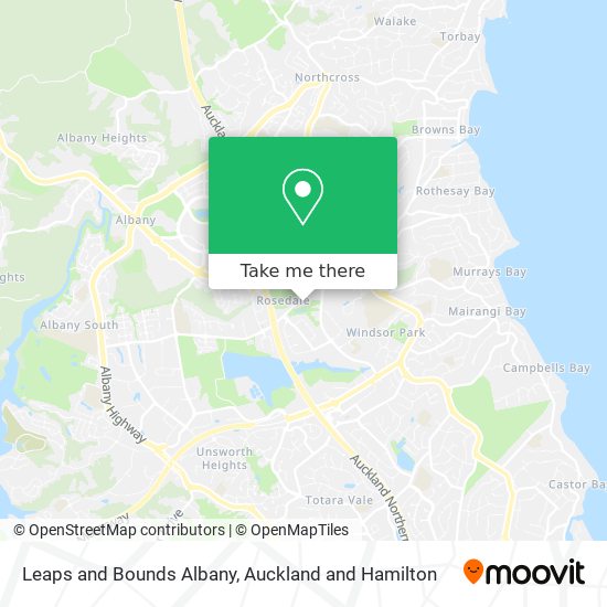 Leaps and Bounds Albany map