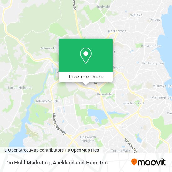 On Hold Marketing map