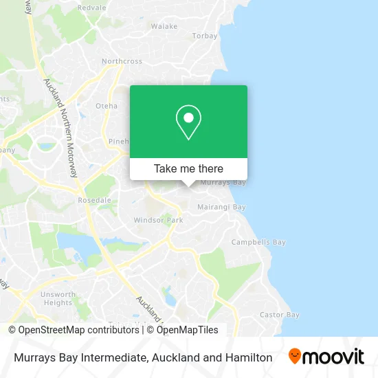 Murrays Bay Intermediate map