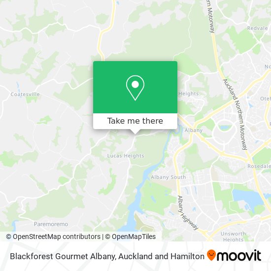Blackforest Gourmet Albany map
